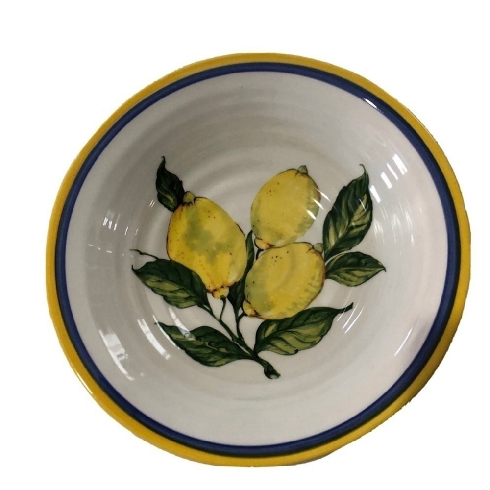 Two (2) Ceramics Made in Italy dishwasher and microwave safe cerámica coure